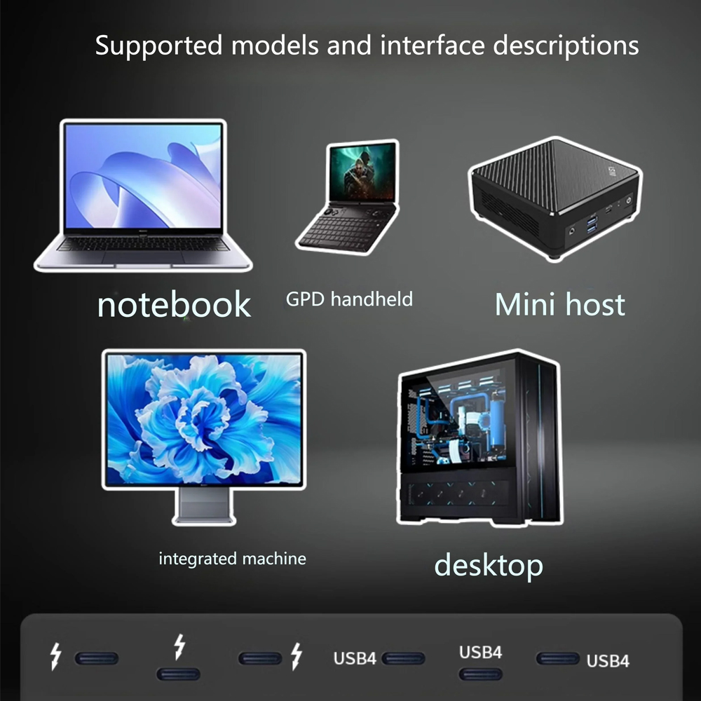 Oculink Thunderbolt USB4 Adapt - đánh giá và giá Oculink Egpu Dock Graphics Card